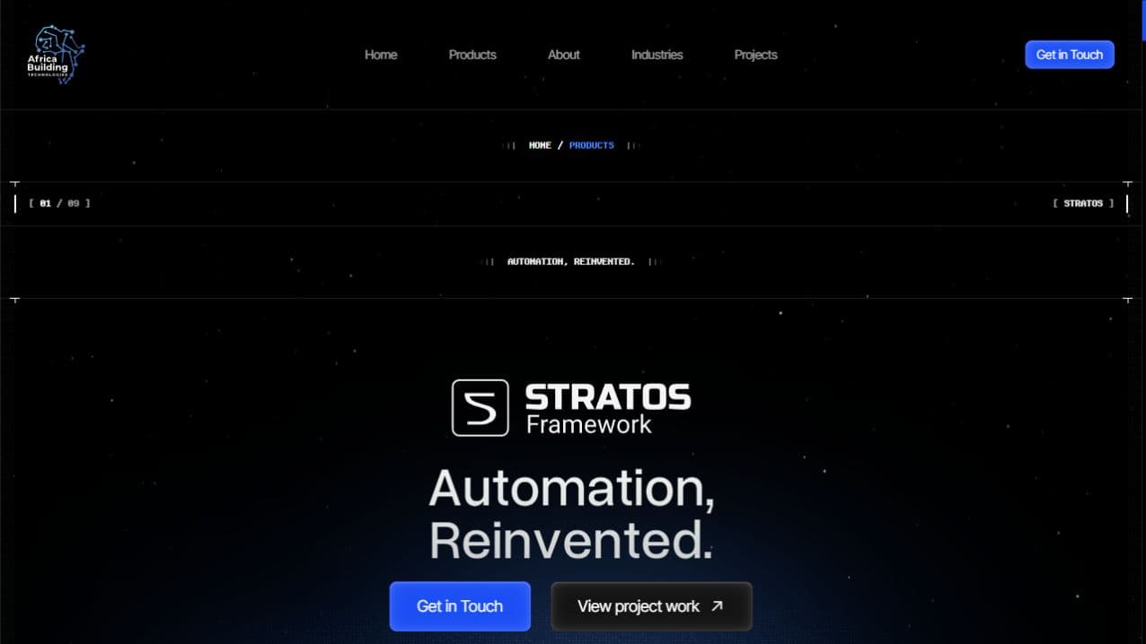 STRATOS product narrative